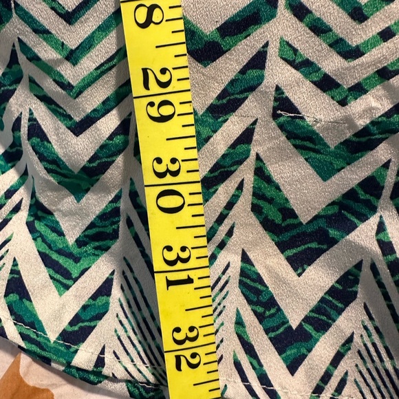 Charlotte Russe‎ Teal Chevron Long Sleeve Dress - Picture 9 of 10